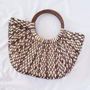The Limited Woven Handbag